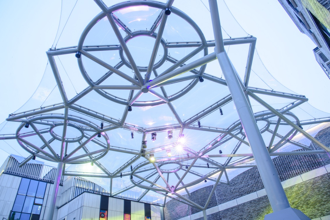 杭州银泰广场ETFE膜结构雨棚 (6)
